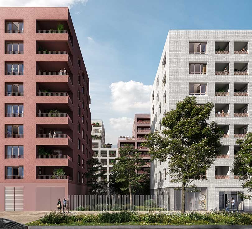 Architecture du programme immobilier neuf Rue Pierre à Saint-Ouen