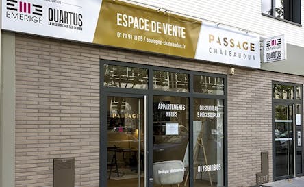 Espace de vente du promoteur immobilier Emerige à Boulogne-Billancourt