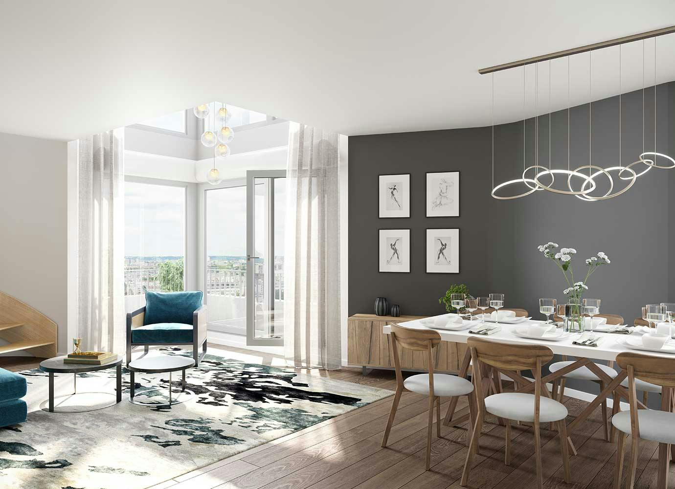 Appartement duplex du programme immobilier neuf à Ivry-sur-Seine "11 Rue Galilée"