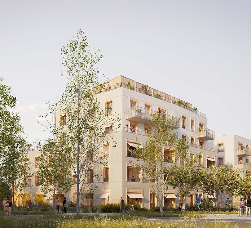 Architecture du programme immobilier neuf Rue des Aulnettes à Noisy-le-Grand