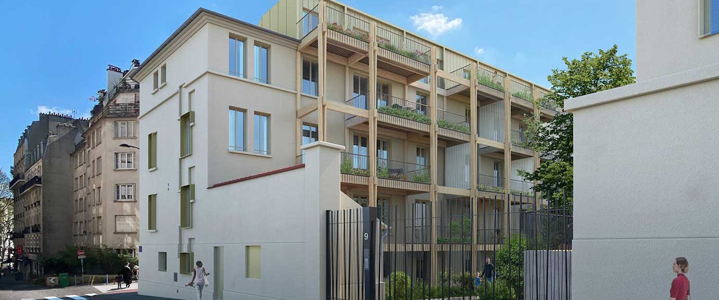 Programme immobilier neuf "25 Rue d’Annam" à Paris 20