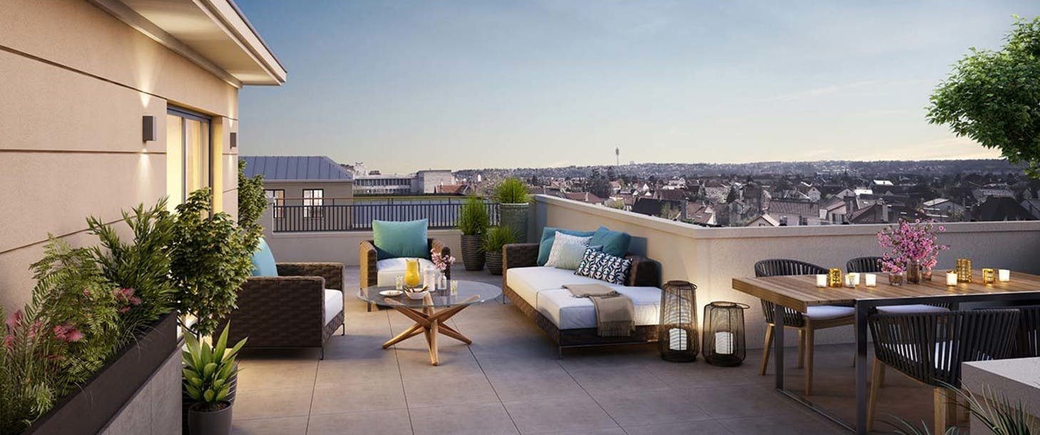 1 rue Roussel à Saint-Maur : terrasse