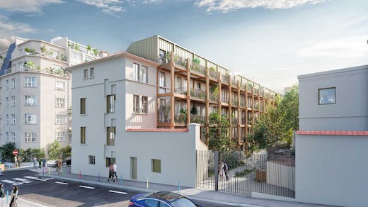 Le programme immobilier neuf 25 Rue d'Annam à Paris 20