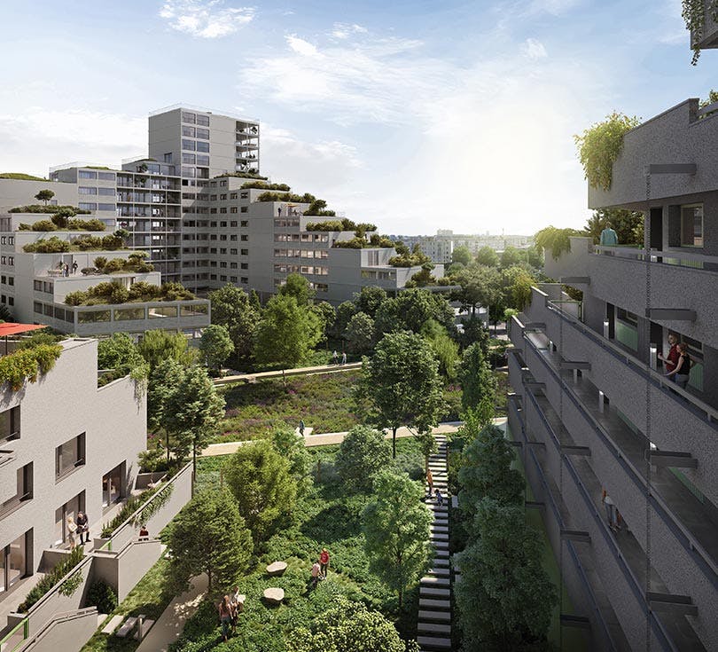Architecture du programme immobilier neuf Avenue de l'Industrie à Ivry