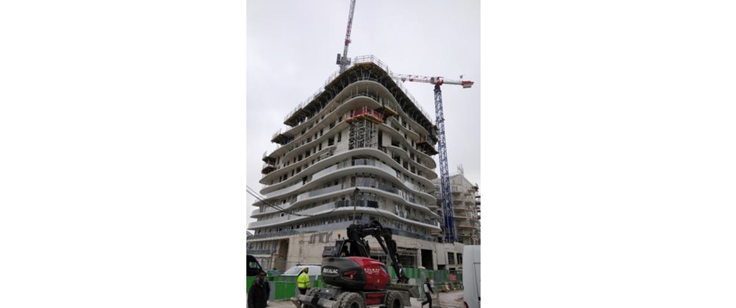 Construction du programme immobilier neuf à Paris 17 "Unic"