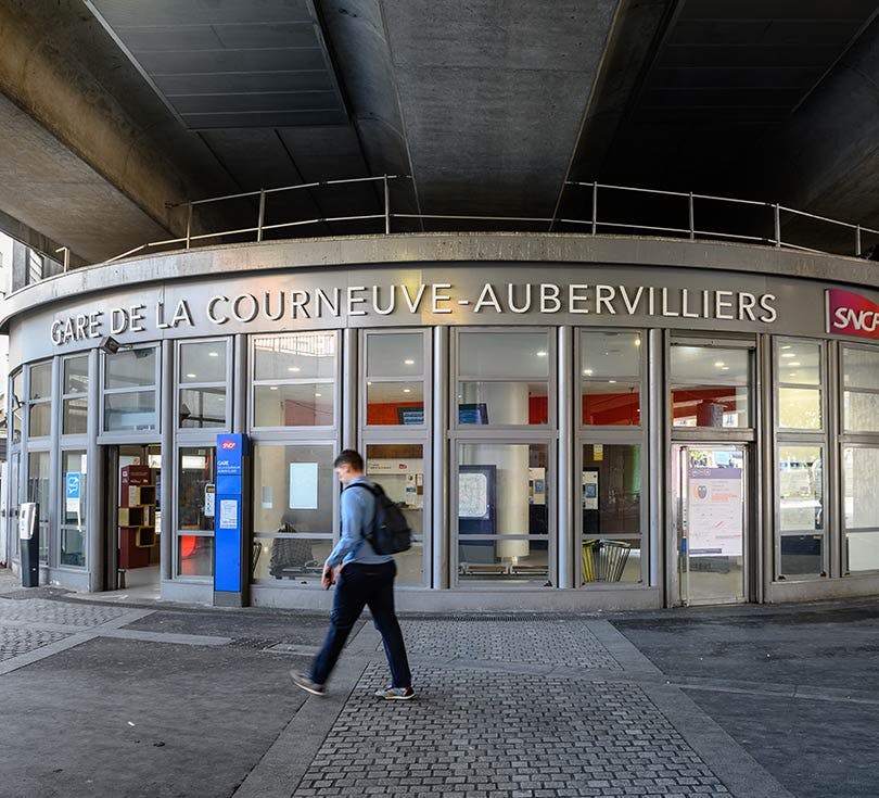 Gare RER de La Courneuve - Aubervilliers