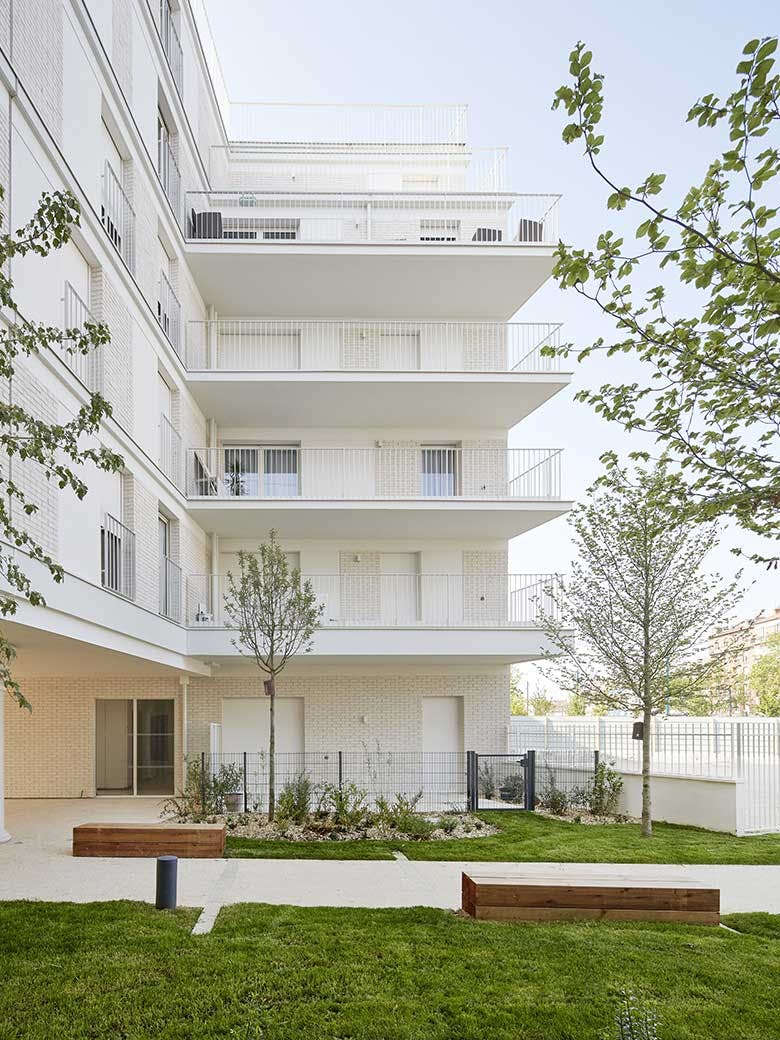 Rue Edouard Renard, logement neuf à Pantin