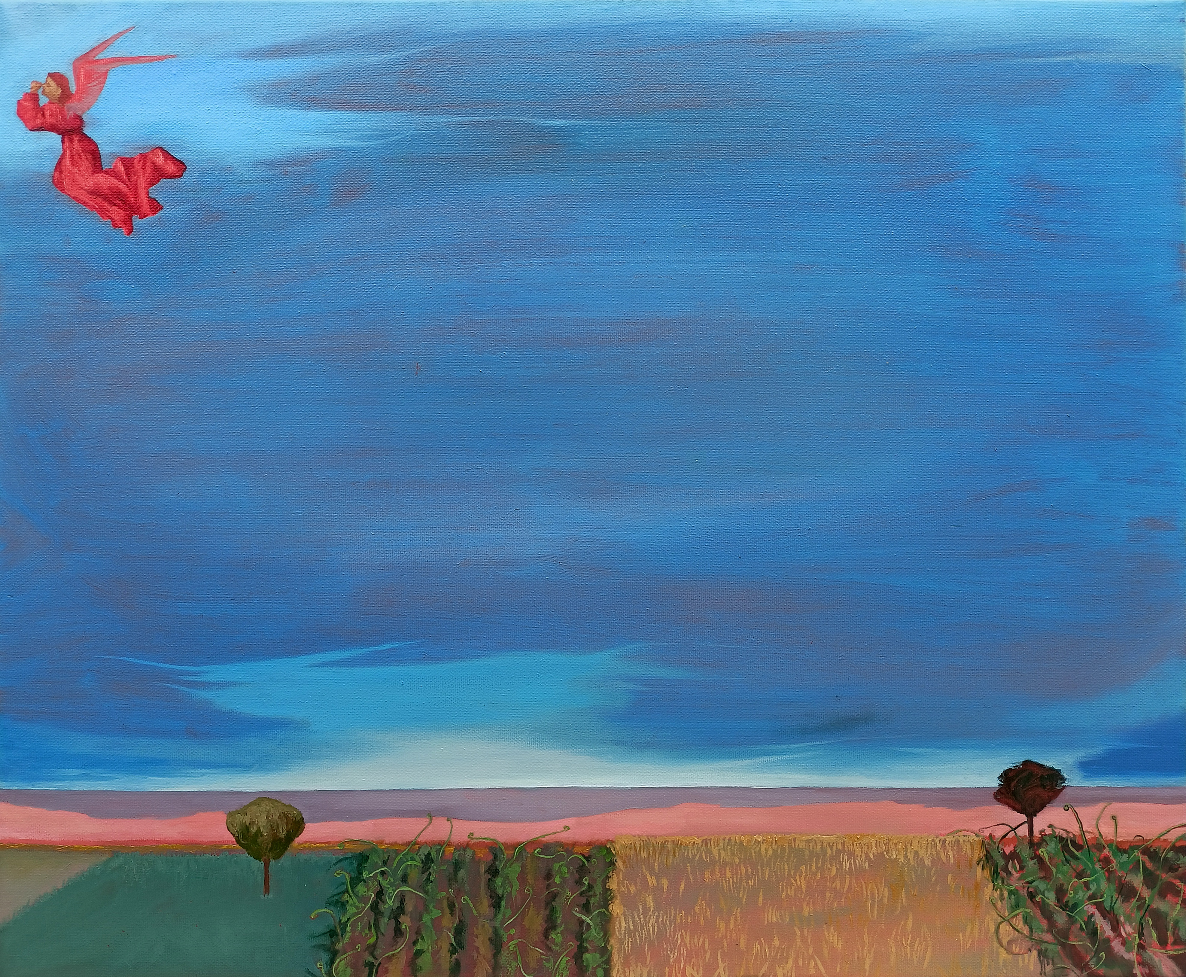 Jezioro z czerwonym aniołem