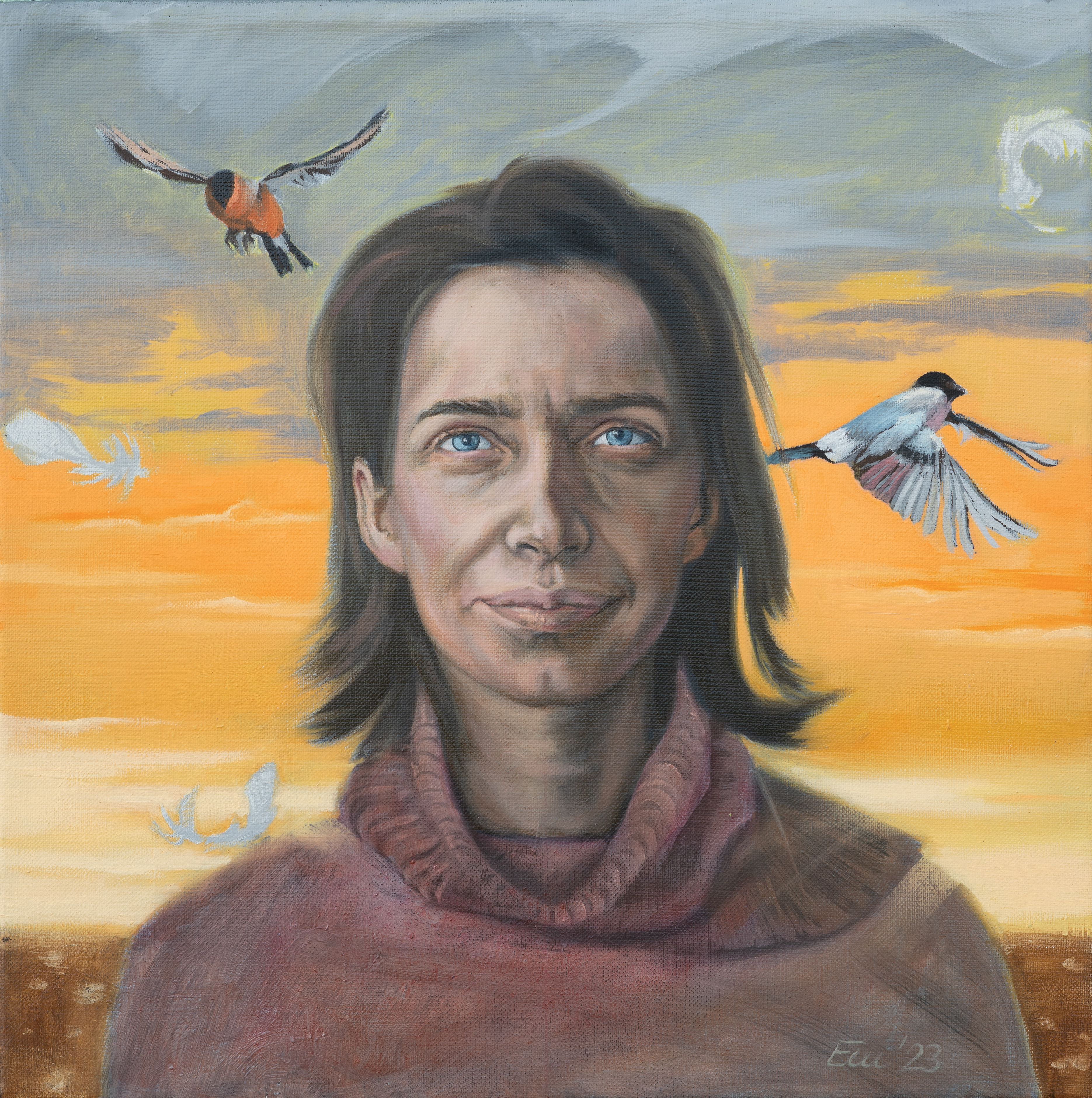 Portret kobiety o zmierzchu