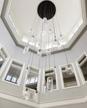 sixty-foot light fixture