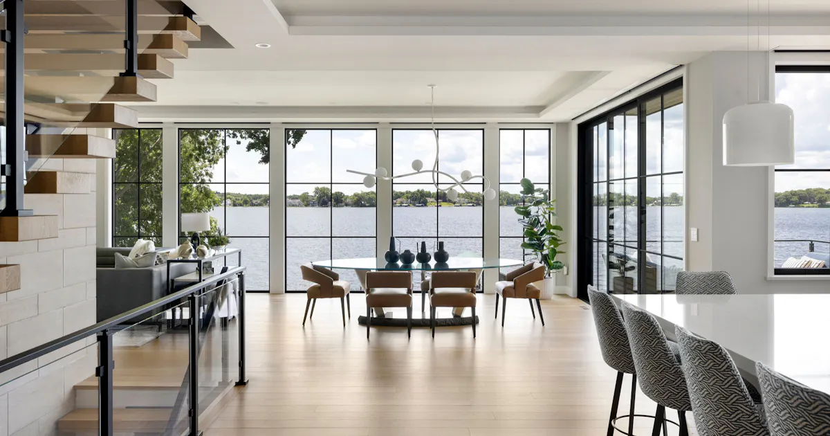Lake Minnetonka New Home Design | Custom Modern Lakefront Build