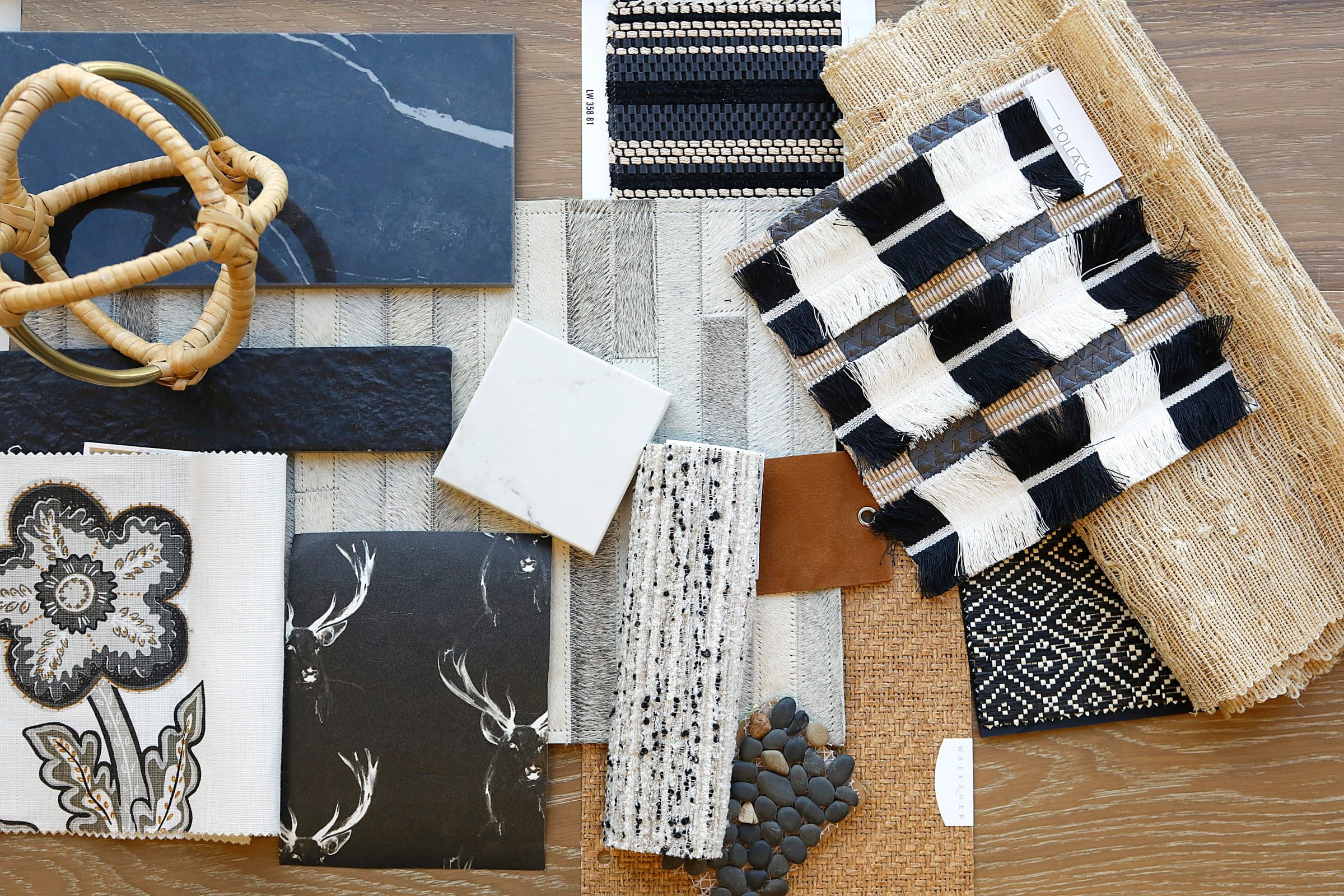 Color and texture patches for interior design