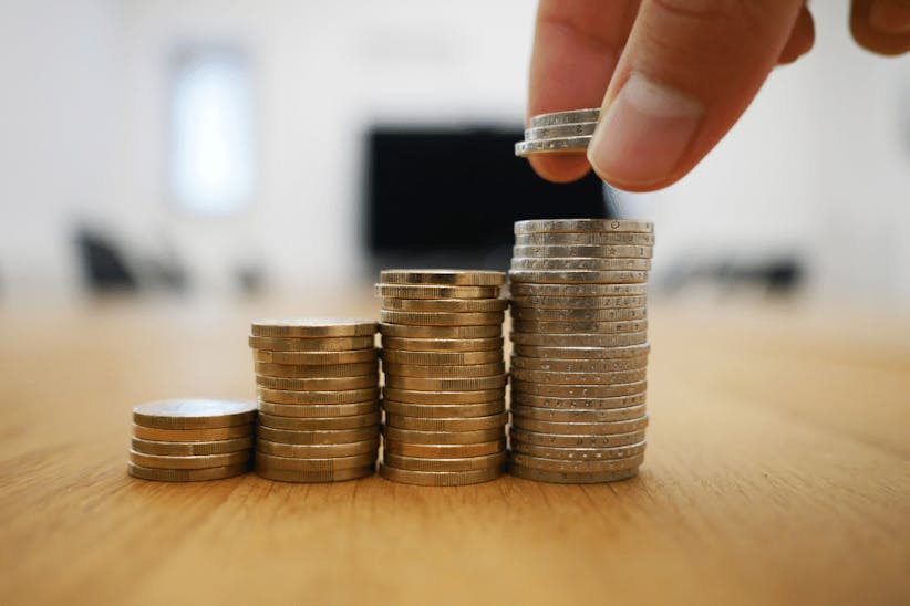 A picture of a coins