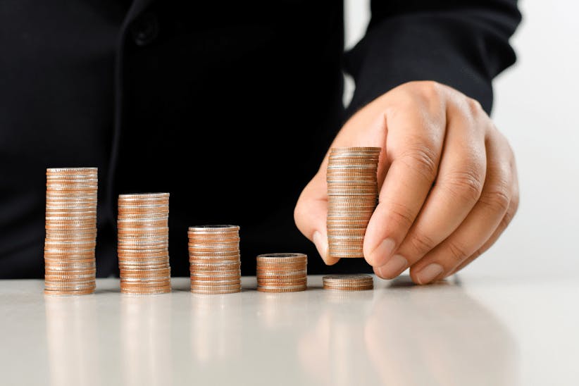 A picture of a coins