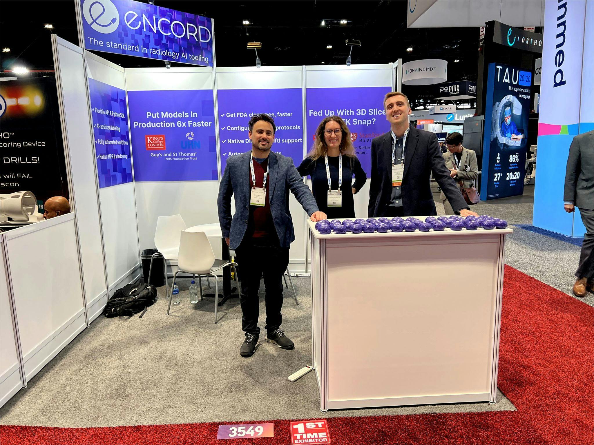 Encord team at RSNA 2022, Chicago.