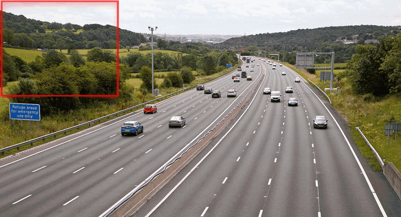 Slicing Aided Inference (SAHI) improves detection accuracy in small object detection.