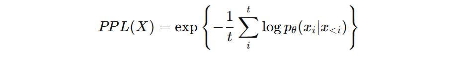 perplexity equation