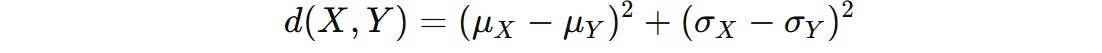 FID calculation normal distribution 