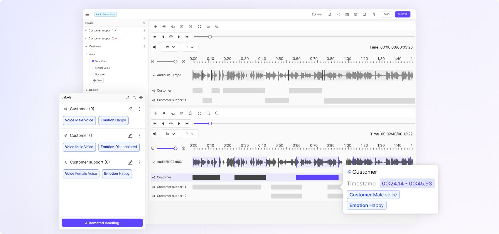 Audio annotation