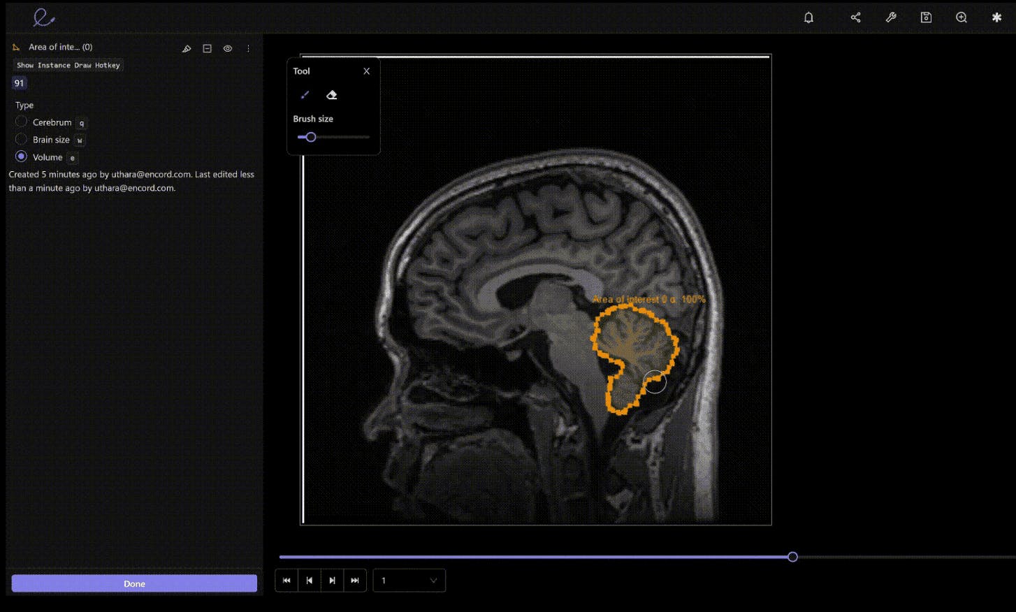 Polygon annotation in Encord