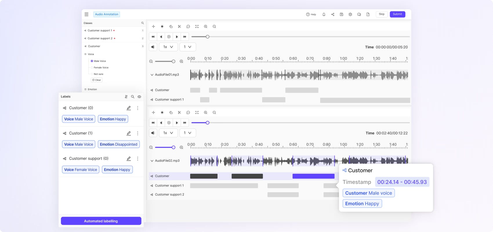 Audio annotation