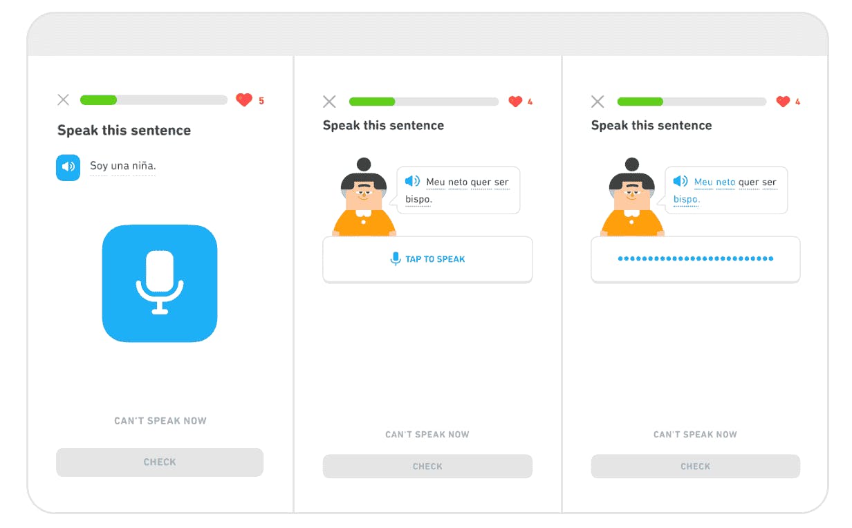 Duolingo’s Speaking Exercises 