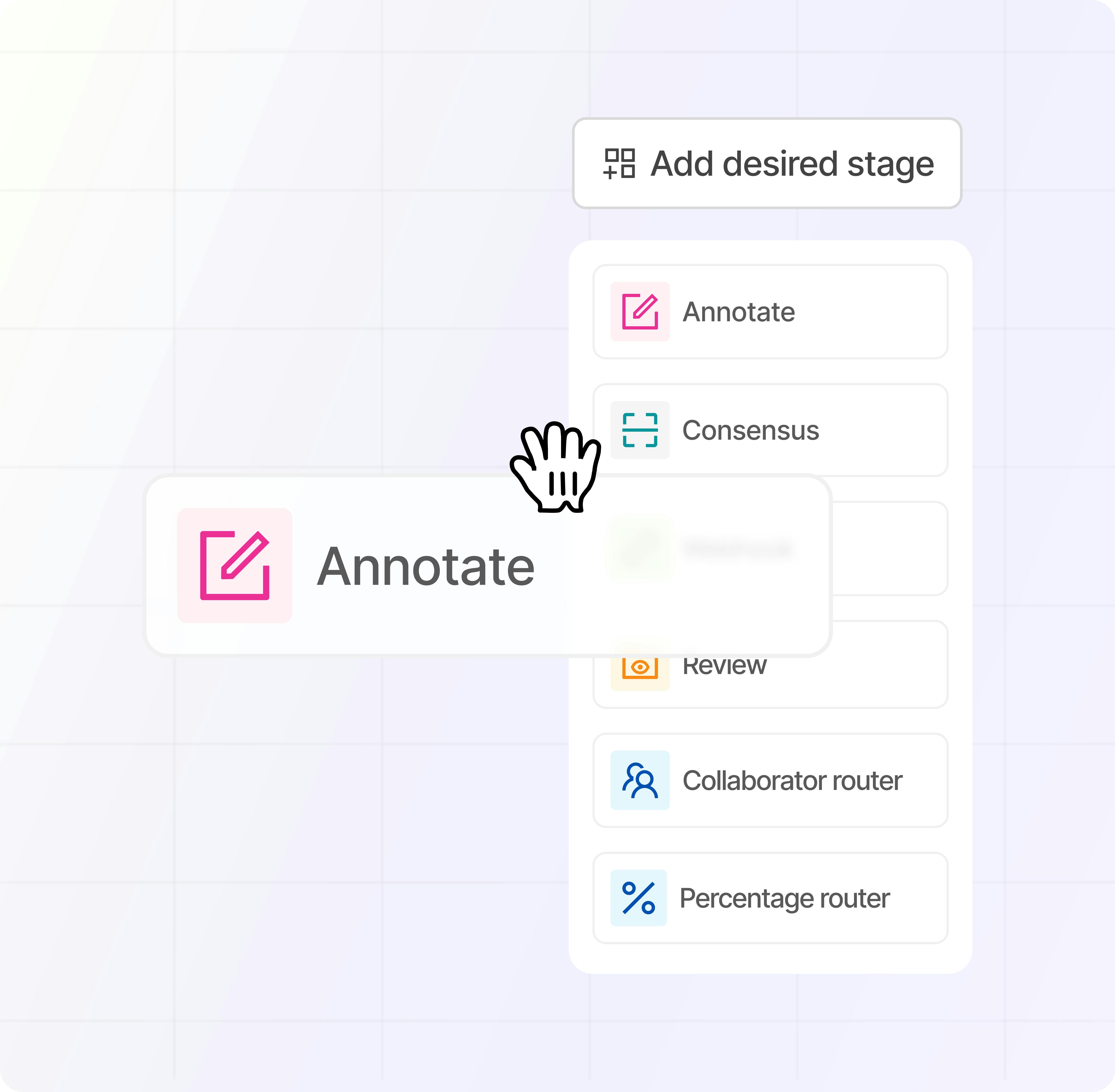 customize workflow asset