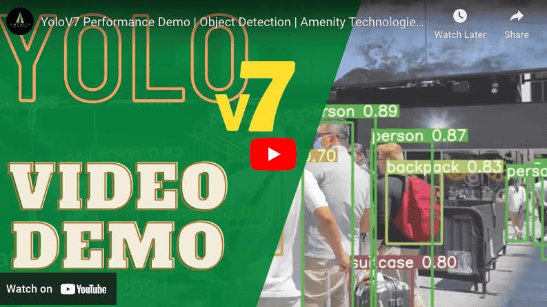 Video cover image -YoloV7 Performance Demo | Object Detection | Amenity Technologies | AI | Deep Learning