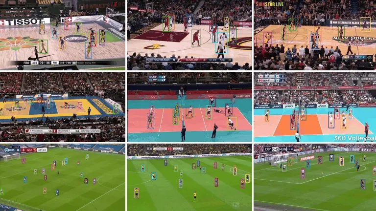 Player tracking Multi Object Tracking