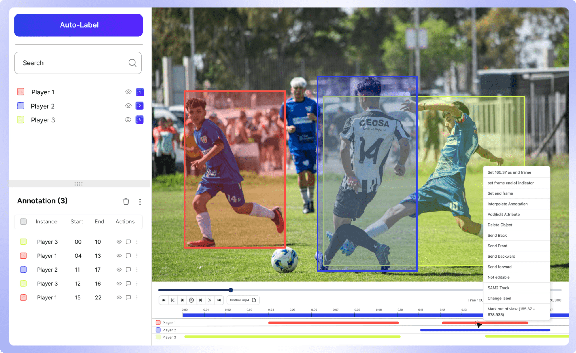 Video annotation in Labellerr 