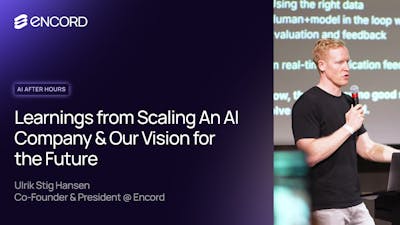 Learnings from Scaling An AI Company & Our Vision for  the Future