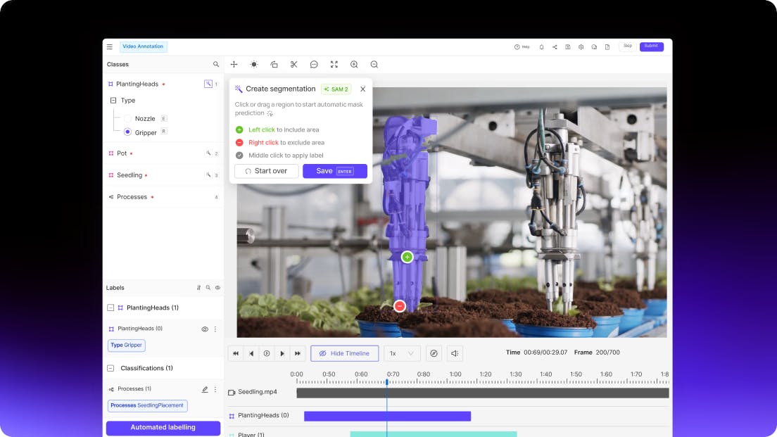 Image auto-segmentation and annotation