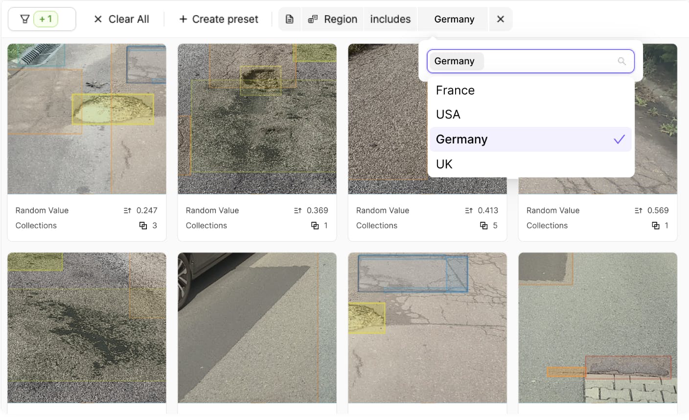 Road infrastructure edge cases