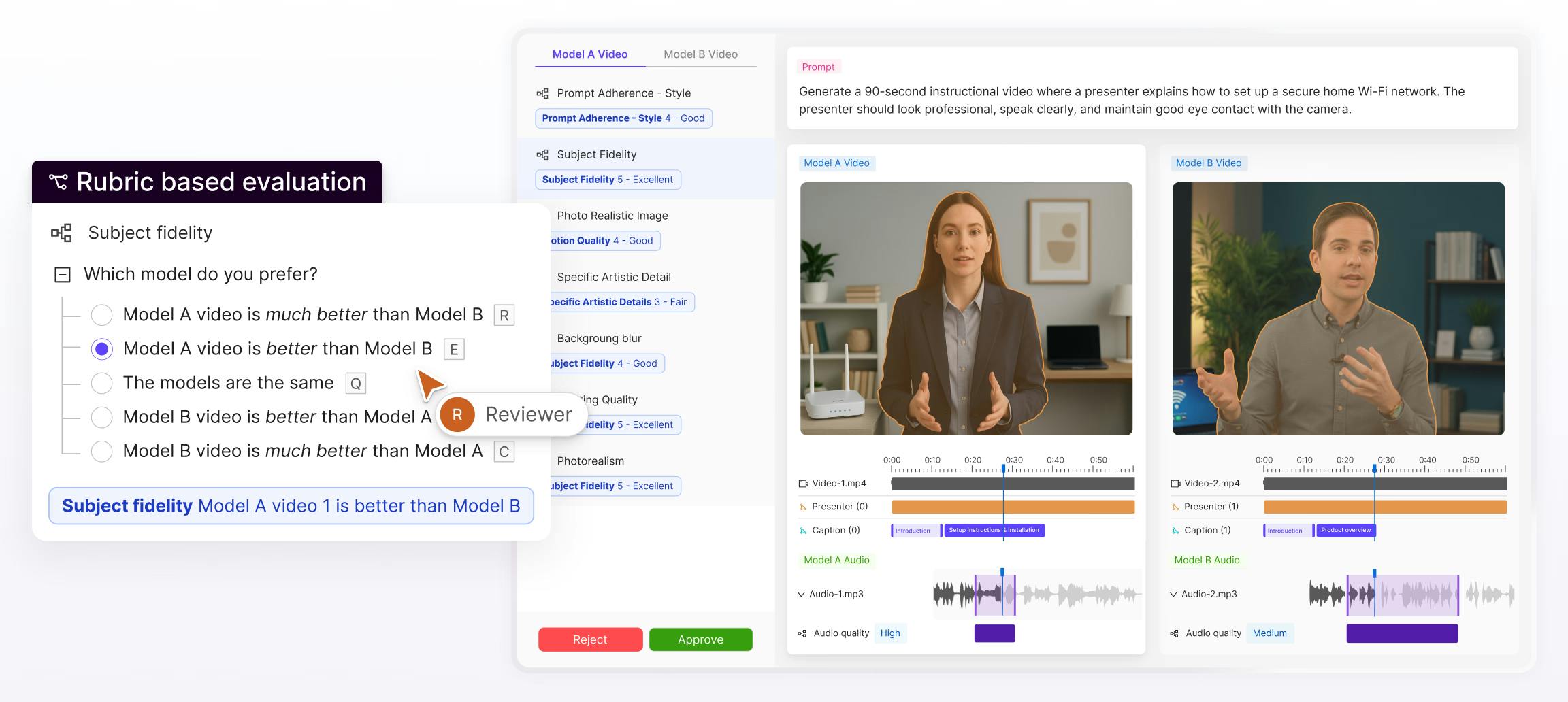 Reinforcement Learning from Human Feedback configuration in the Encord platform