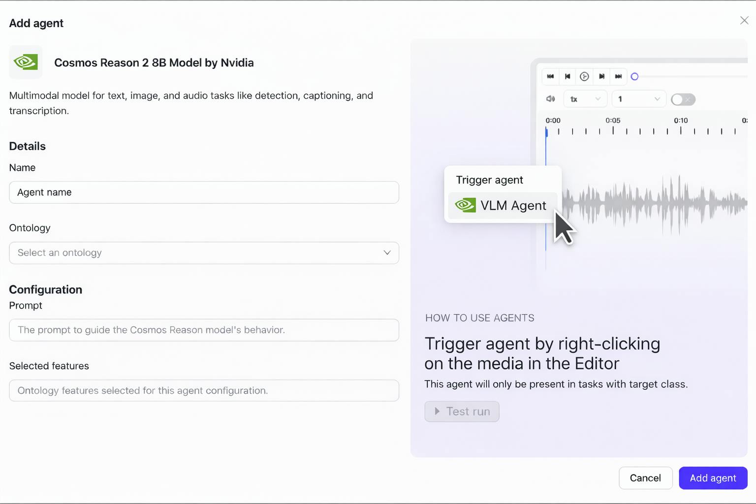 Cosmos Reason v2 Agent Setup