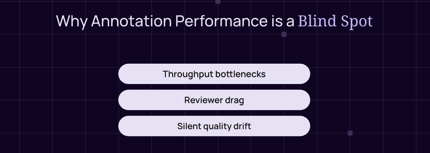 why annotation performance is a blind spot