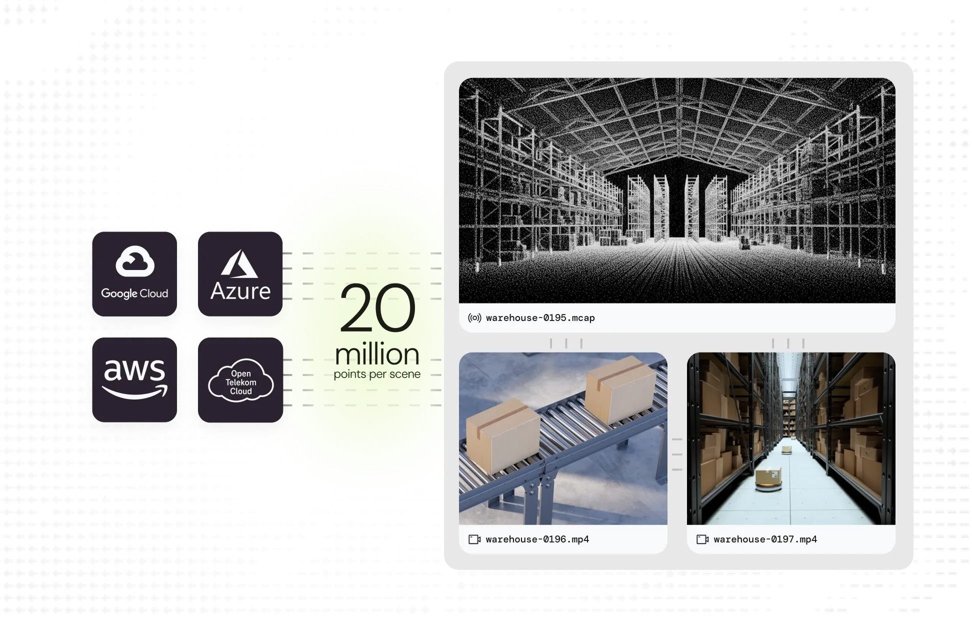 Ingest 20 million points per scene