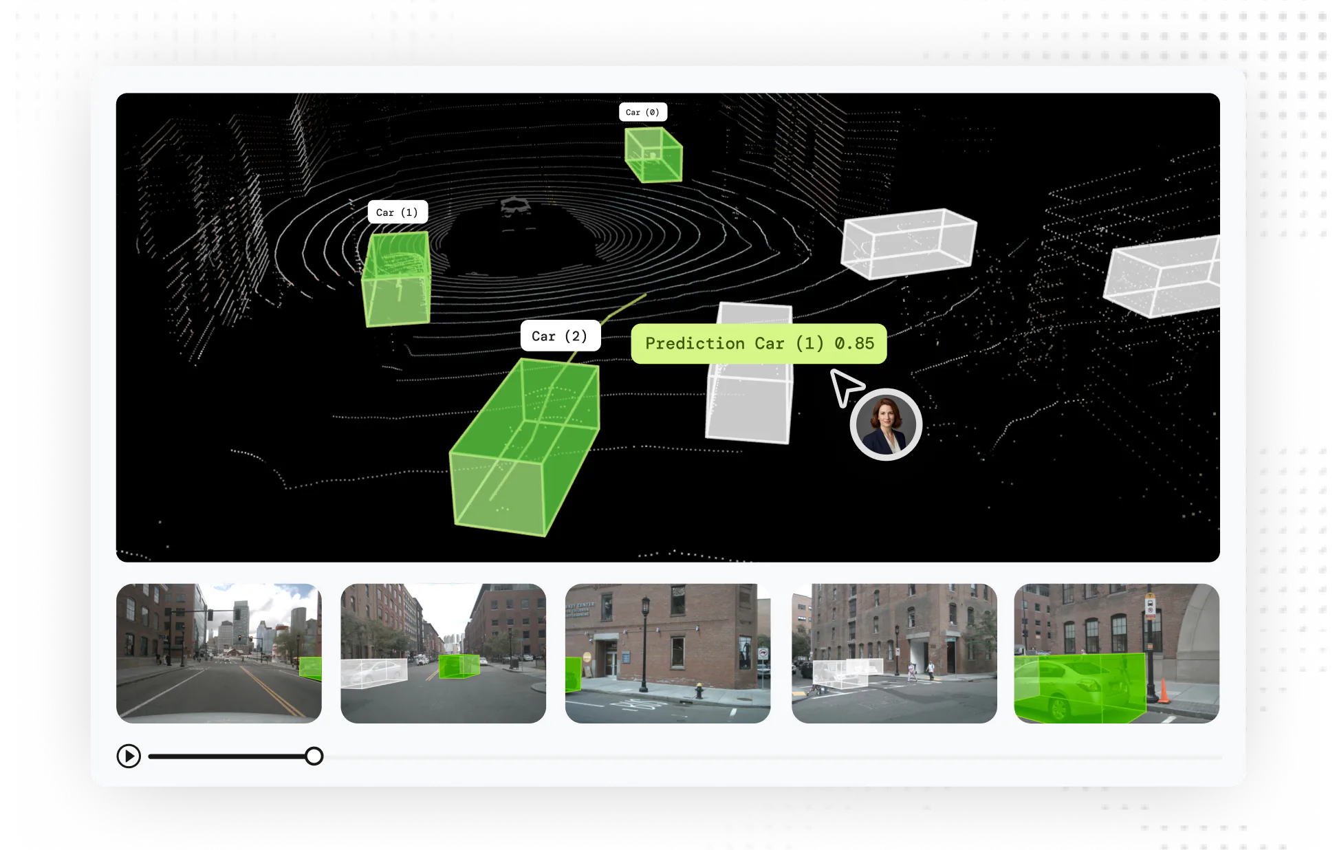 LiDAR and video annotation unified on one timeline
