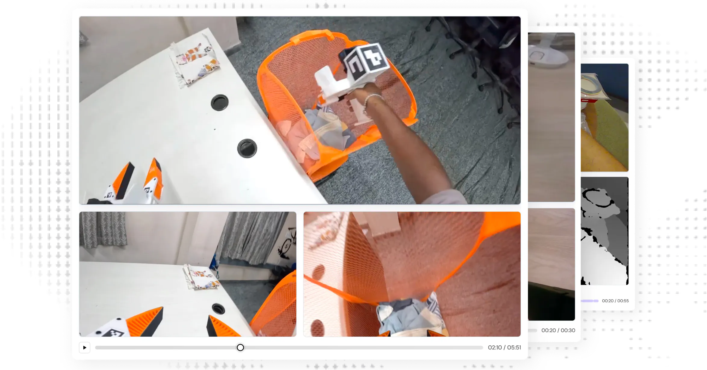 Teleoperation and egocentric data