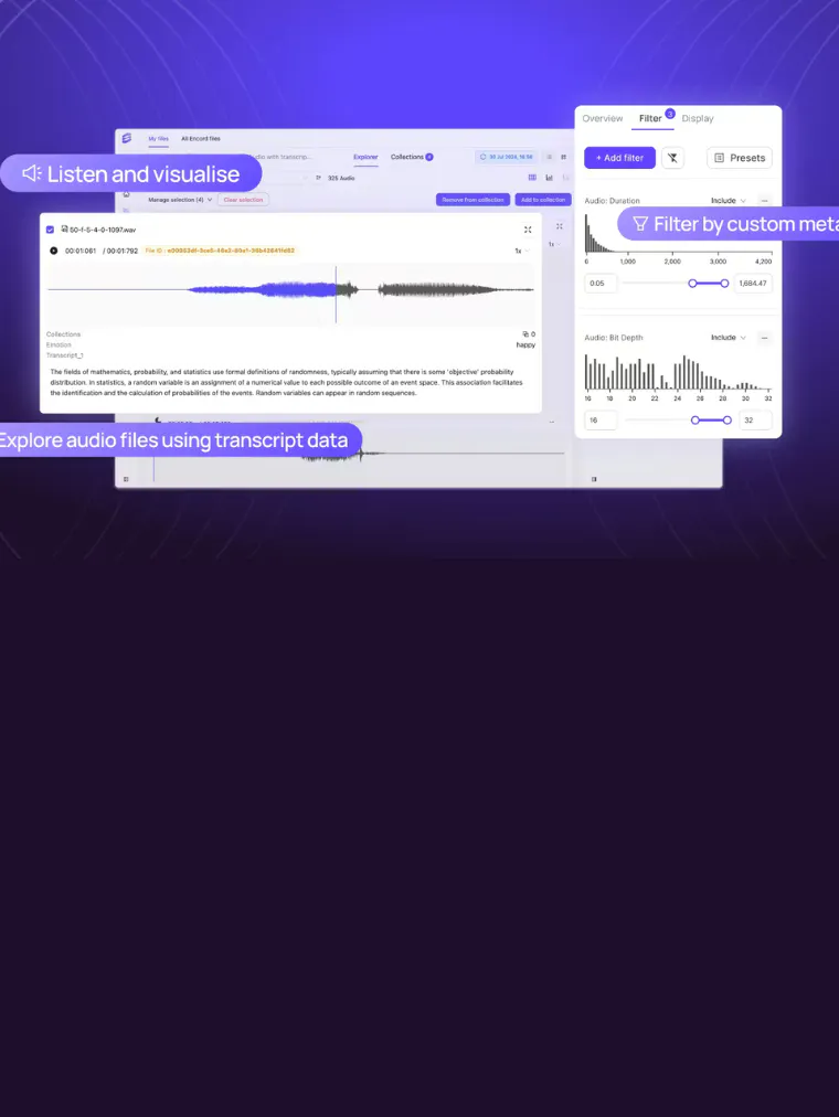 audio curation encord