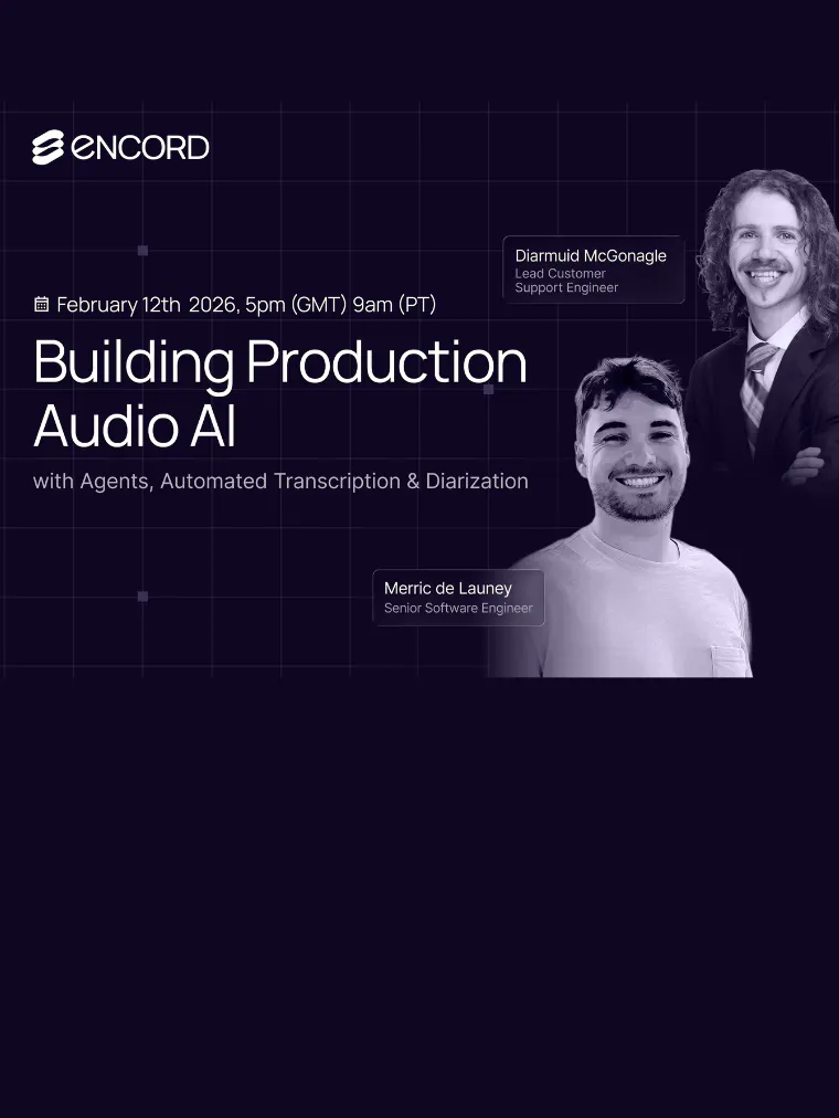 encord audio annotation masterclass
