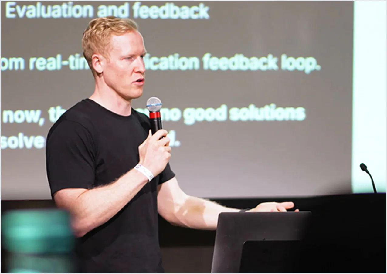 Speaker at keynote