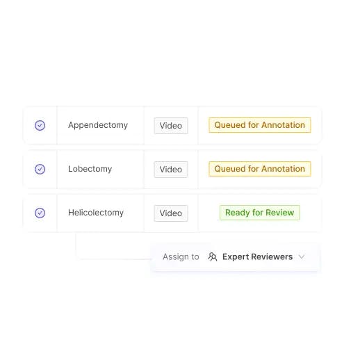 Expert review quality control for radiology