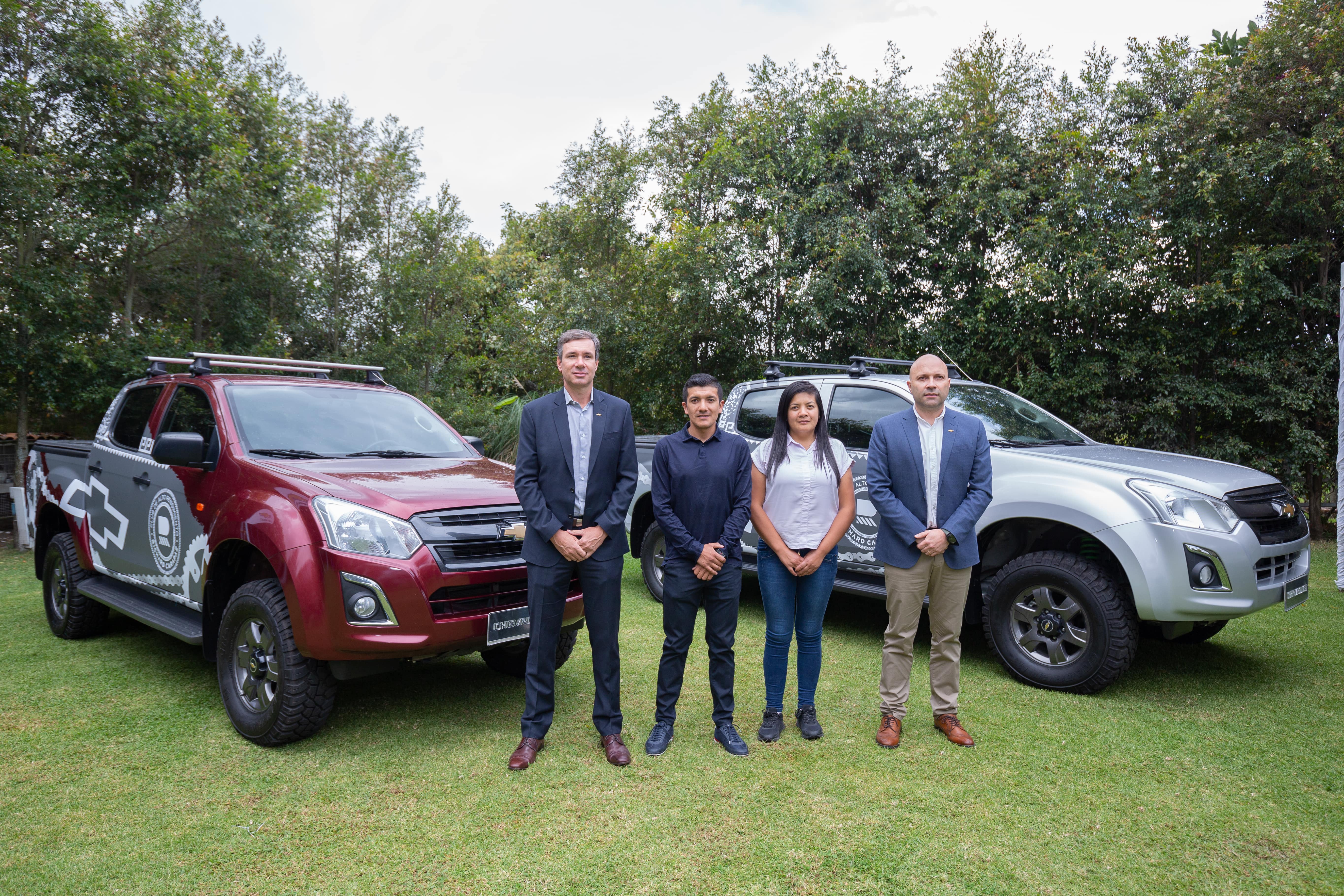 Richard Carapaz y Chevrolet se unen para promover a las figuras del deporte nacional