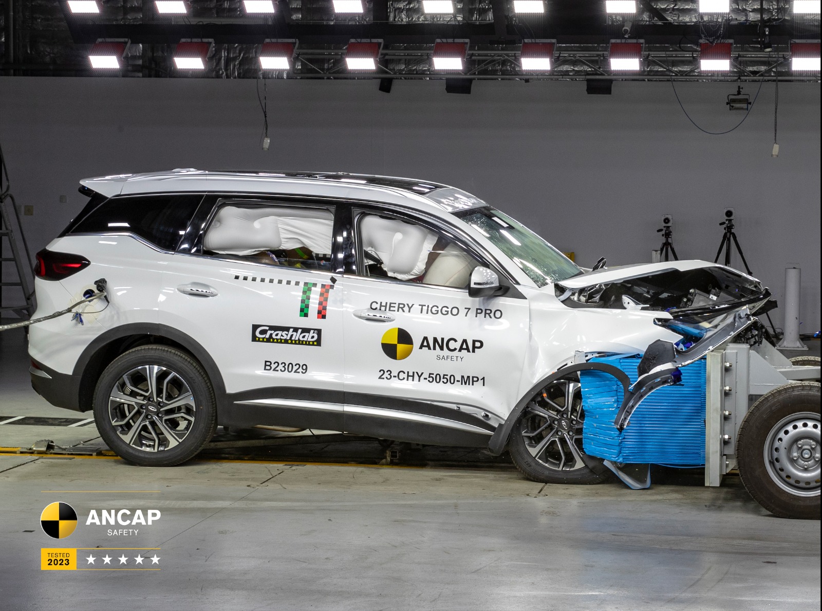 Chery reafirma su compromiso con la seguridad en sus vehículos