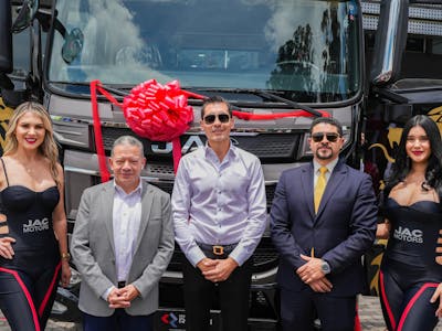JAC MOTORS estrenó una nueva línea de camiones medianos