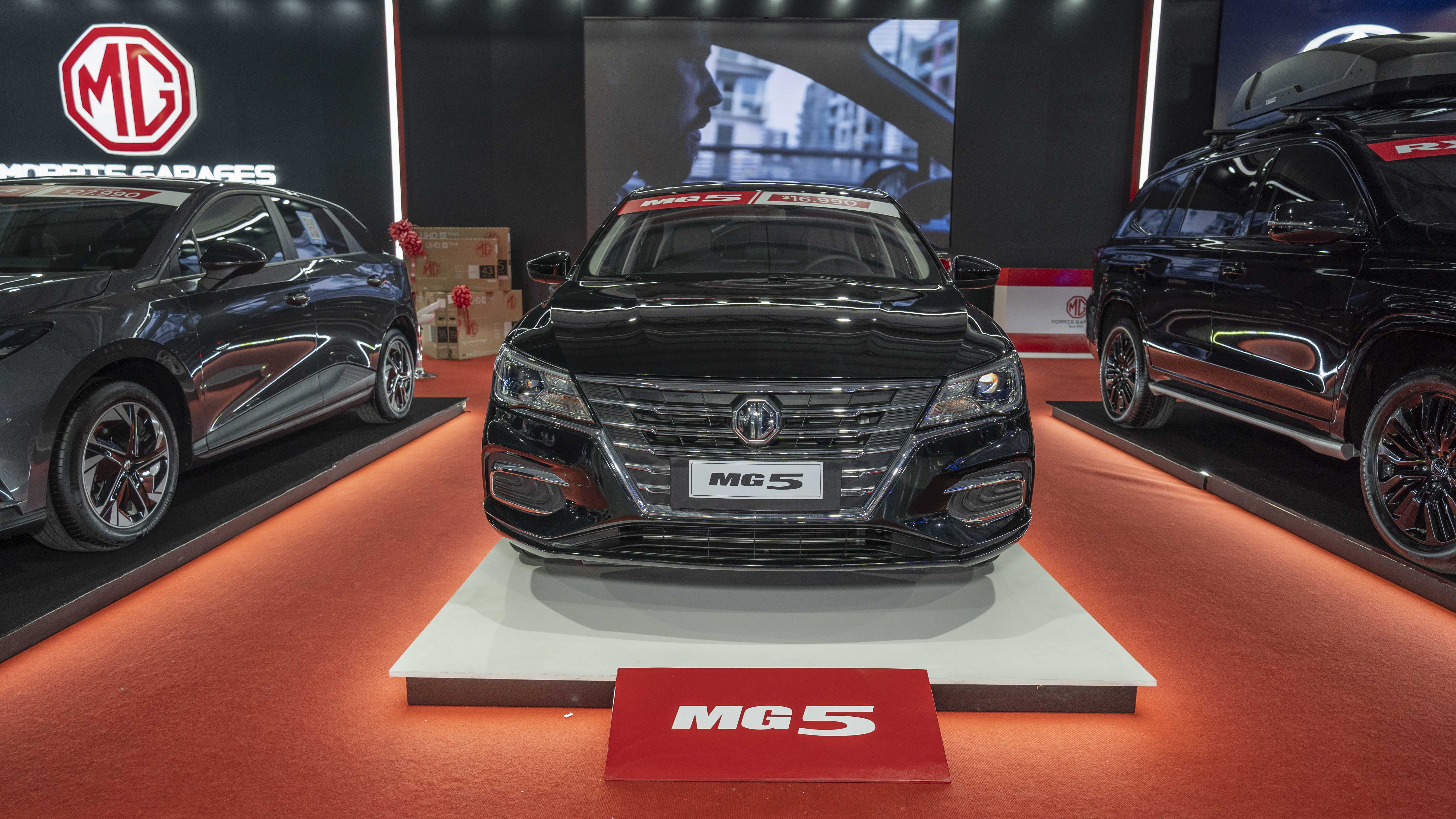 MG se sumó al Autoshow de Guayaquil y presentó su gama de vehículos