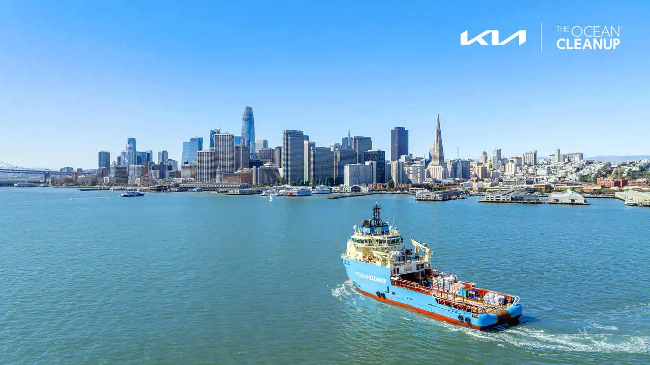 Kia y The Ocean Cleanup continúan en la lucha por los océanos limpios
