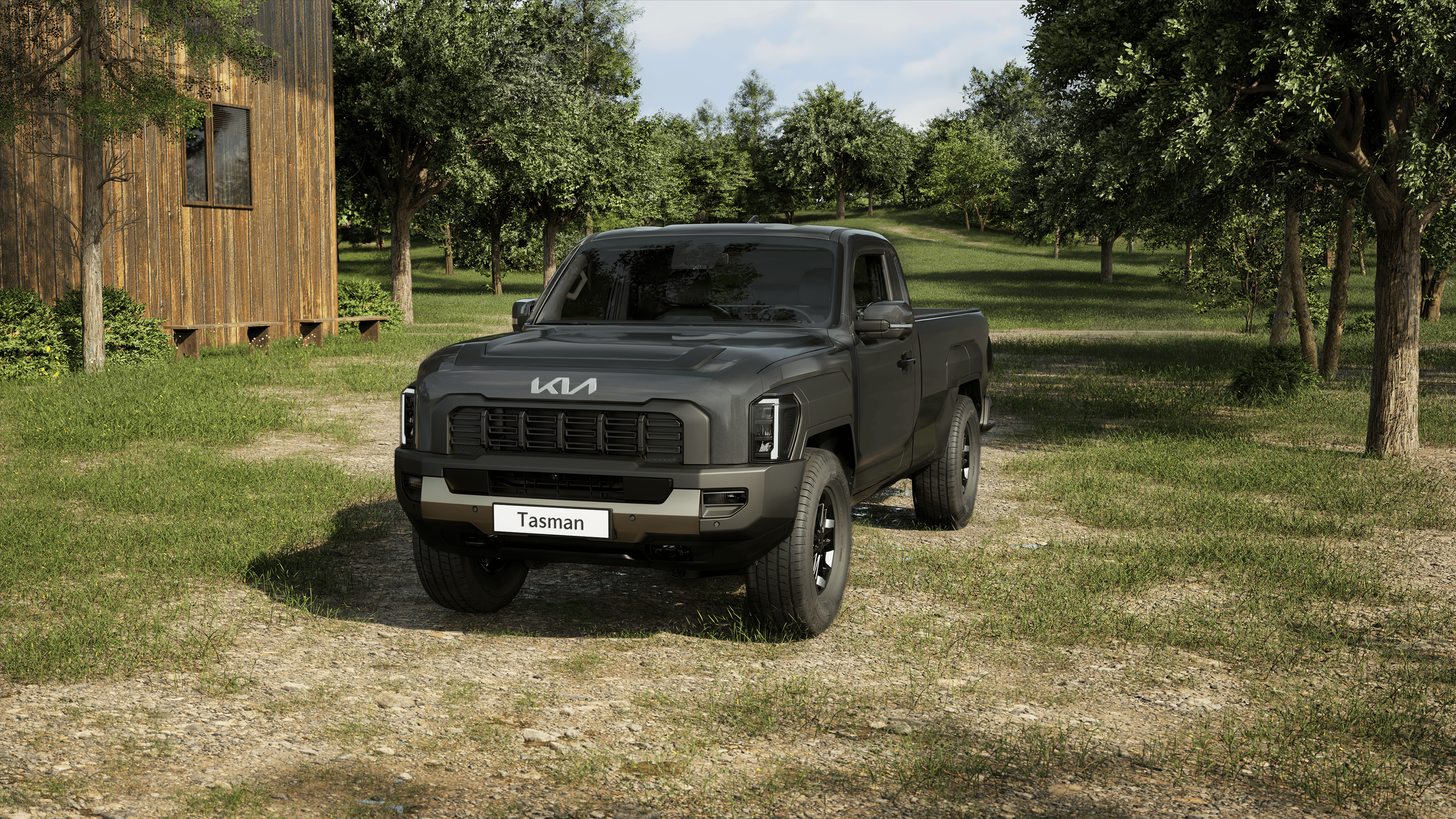 Tasman, la primera pick-up de Kia, llegó al Salón Internacional del Automóvil de Jeddah