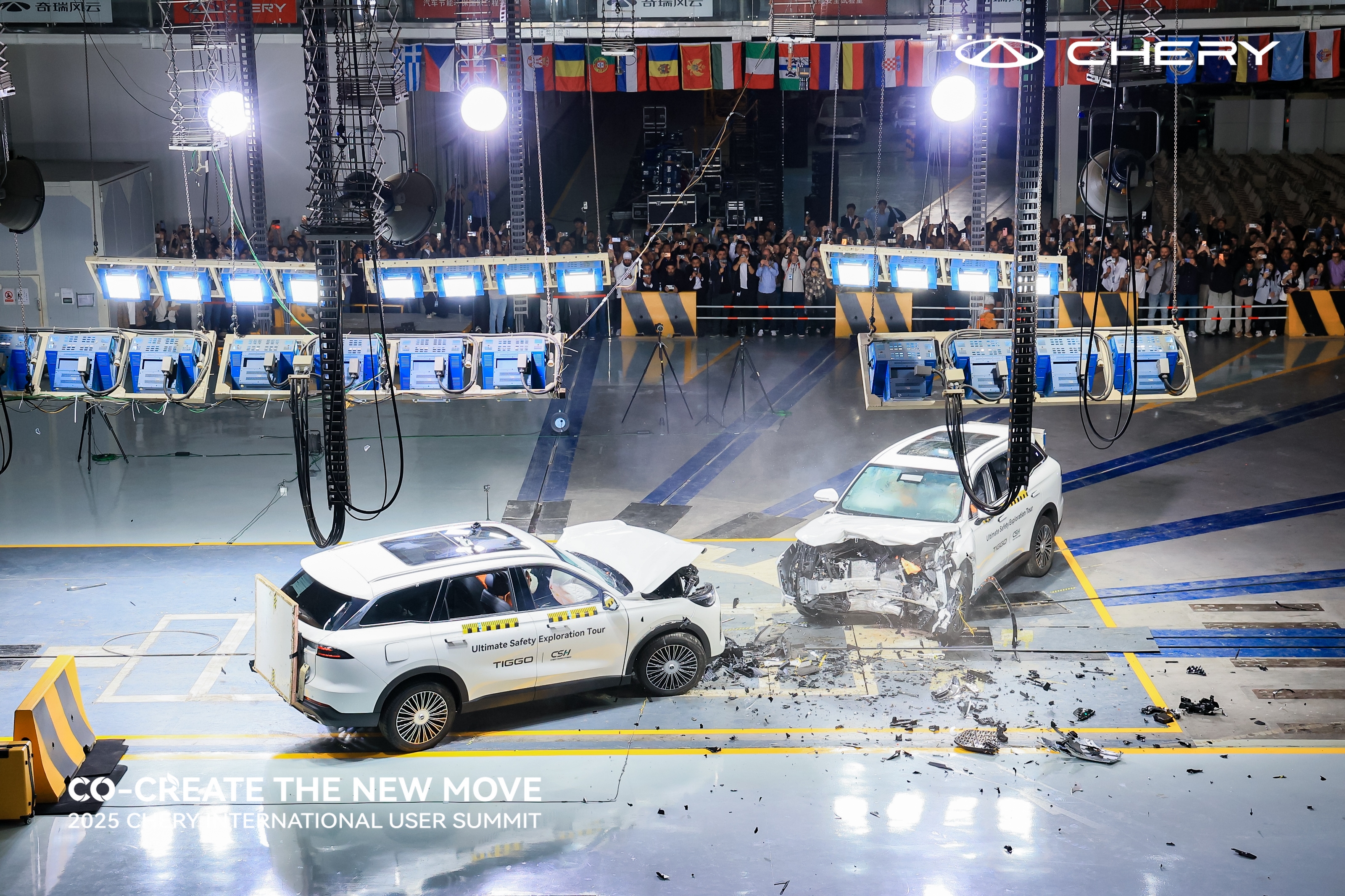 Chery impulsa la seguridad automotriz con pruebas extremas y una nueva calificación de cinco estrellas en Euro NCAP